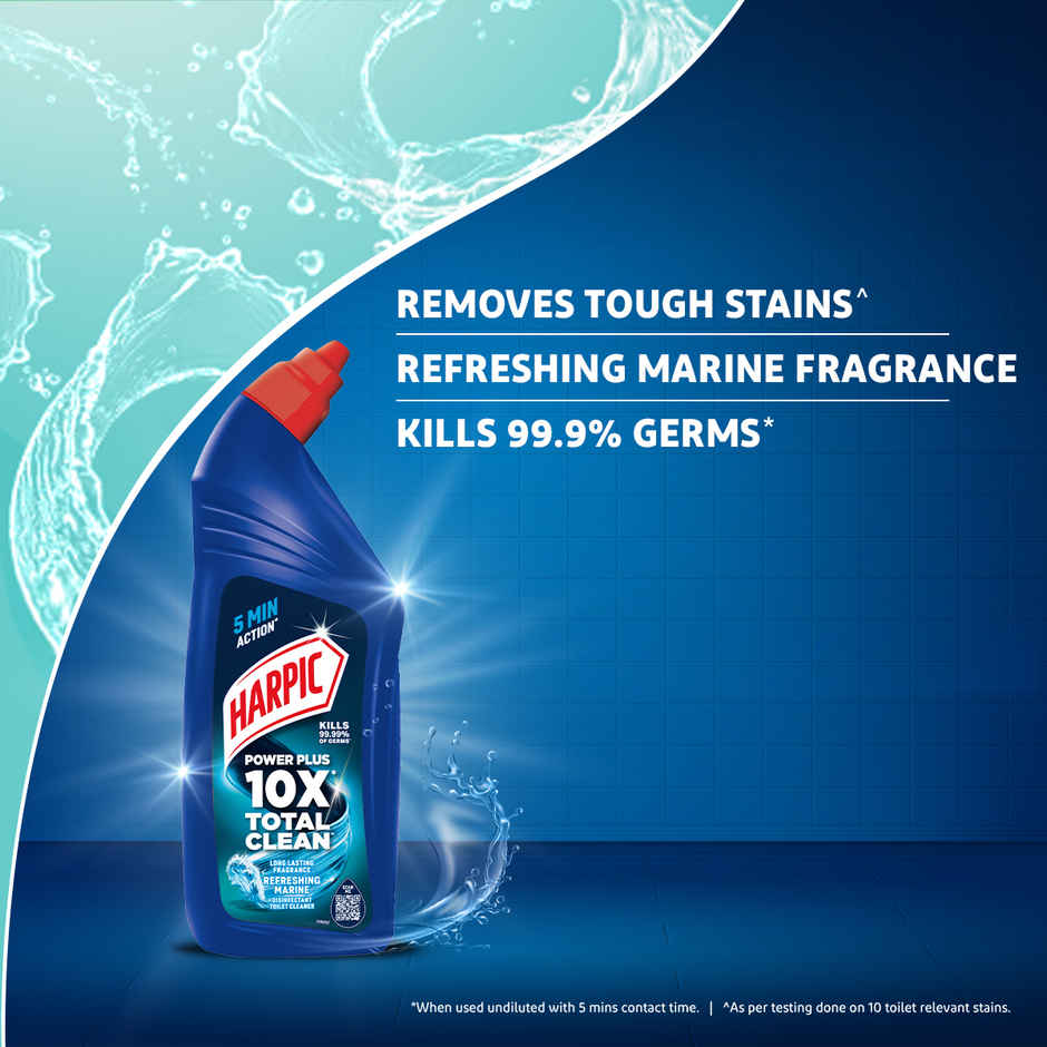 Harpic Toilet Cleaner Liquid | Marine