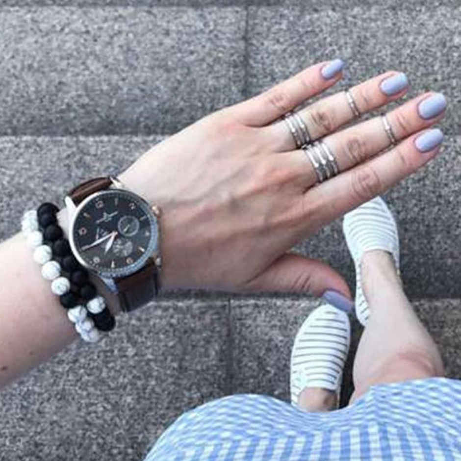 YouBella Multicolour Natural Stones Stylish Couple Love Bracelet For Unisex