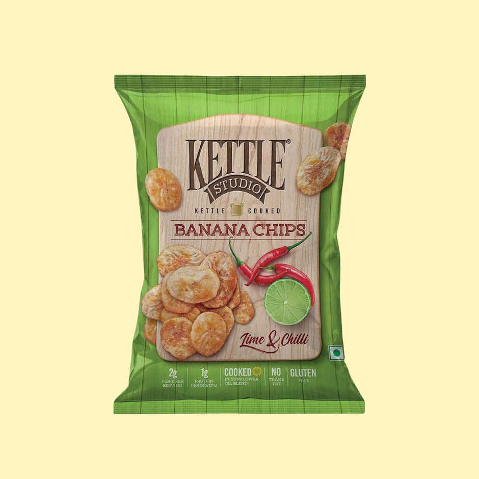 Kettle Studio Lime & Chilli Banana Chips