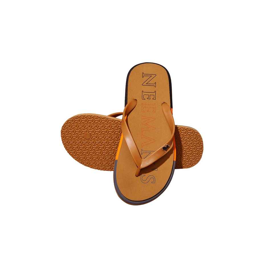 Neeman's Recreation Men's Flip Flops - UK 8 | Brown