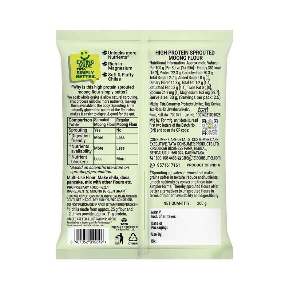 Tata Simply Better Sprouted Moong Flour