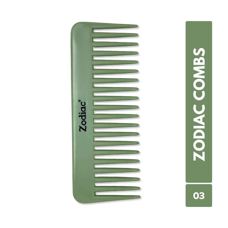 Zodiac Wide Tooth Comb | Green