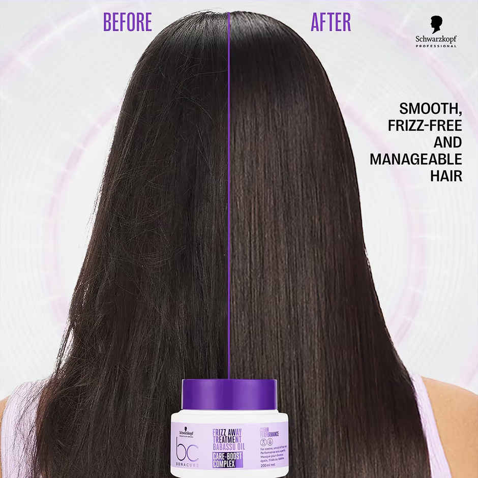 Schwarzkopf Professional Bonacure Frizz Away Treatment With Babassu Oil With Vegan Keratin
