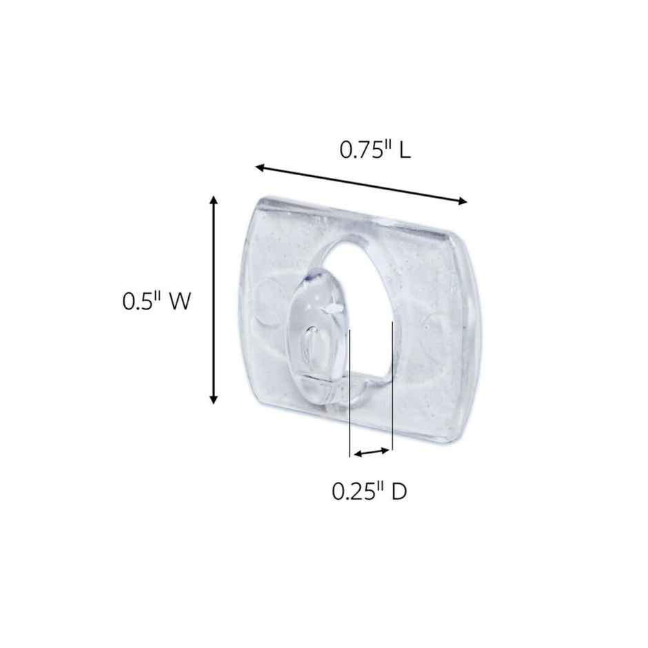 Transparent Decoration Hooks/Clips | 20 Clips In The Pack