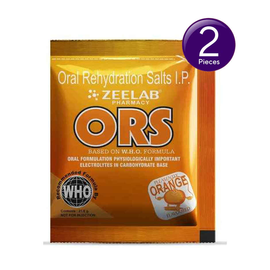 Zeelab ORS Powder | Orange Flavour Combo 