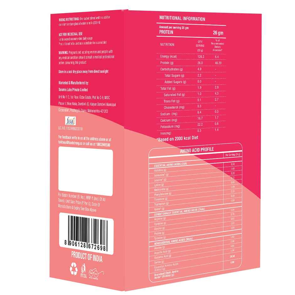 FOODstrong Whey Protein Powder | Concentrate - Isolate | Coffee | Hormone Free