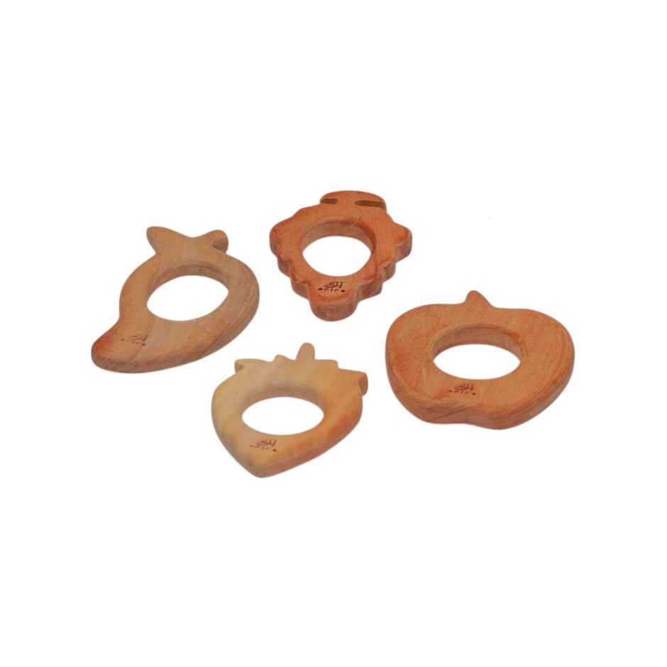 Ariro Toys Wooden Teethers - Fruits