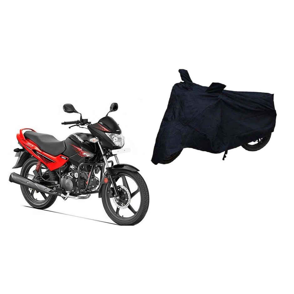 Sheen SBCBLACK11 Waterproof Two Wheeler Cover for Hero (Glamour, Black)