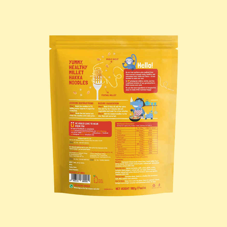 Slurrp Farm Millet Noodles - Classic Masala, No Maida And Not Fried