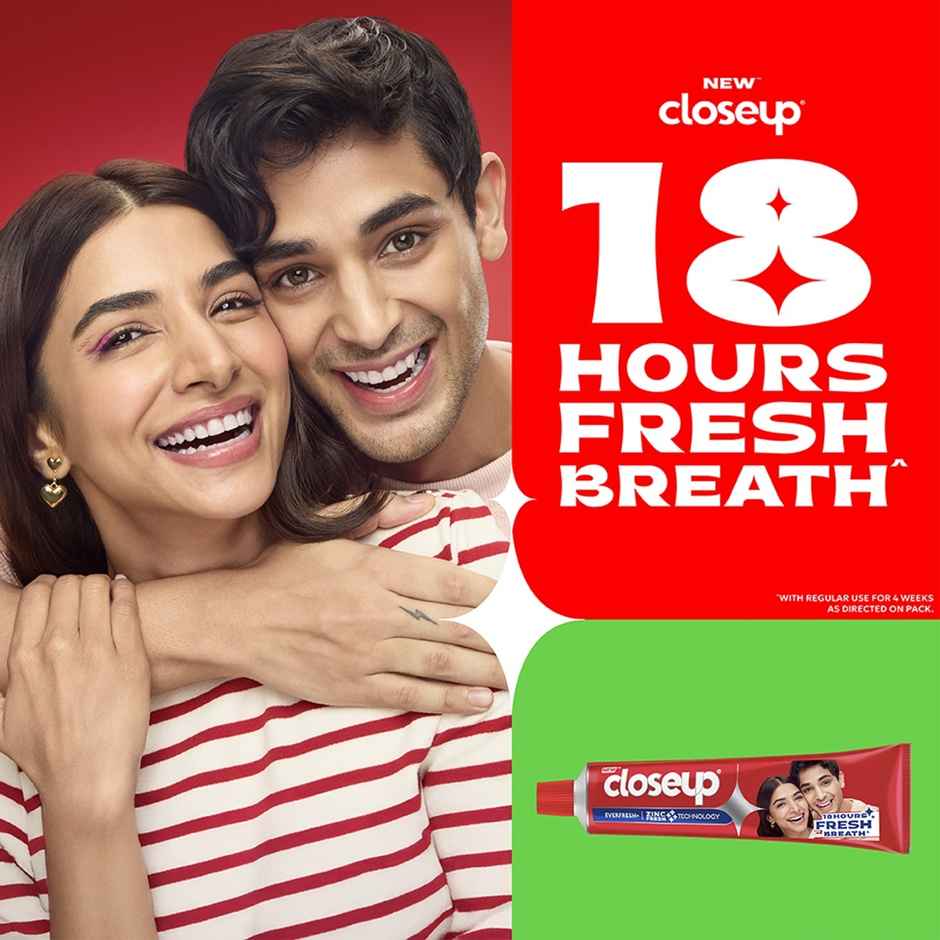 Closeup Toothpaste | Long lasting 18 Hours Of Fresh Breath & White Teeth