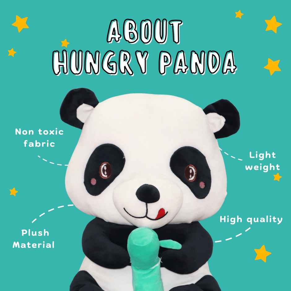 Toytales Panda | Teddy Bear | Soft Toy | Plushie | Birthday Gift| Baby Soft Toys | Black