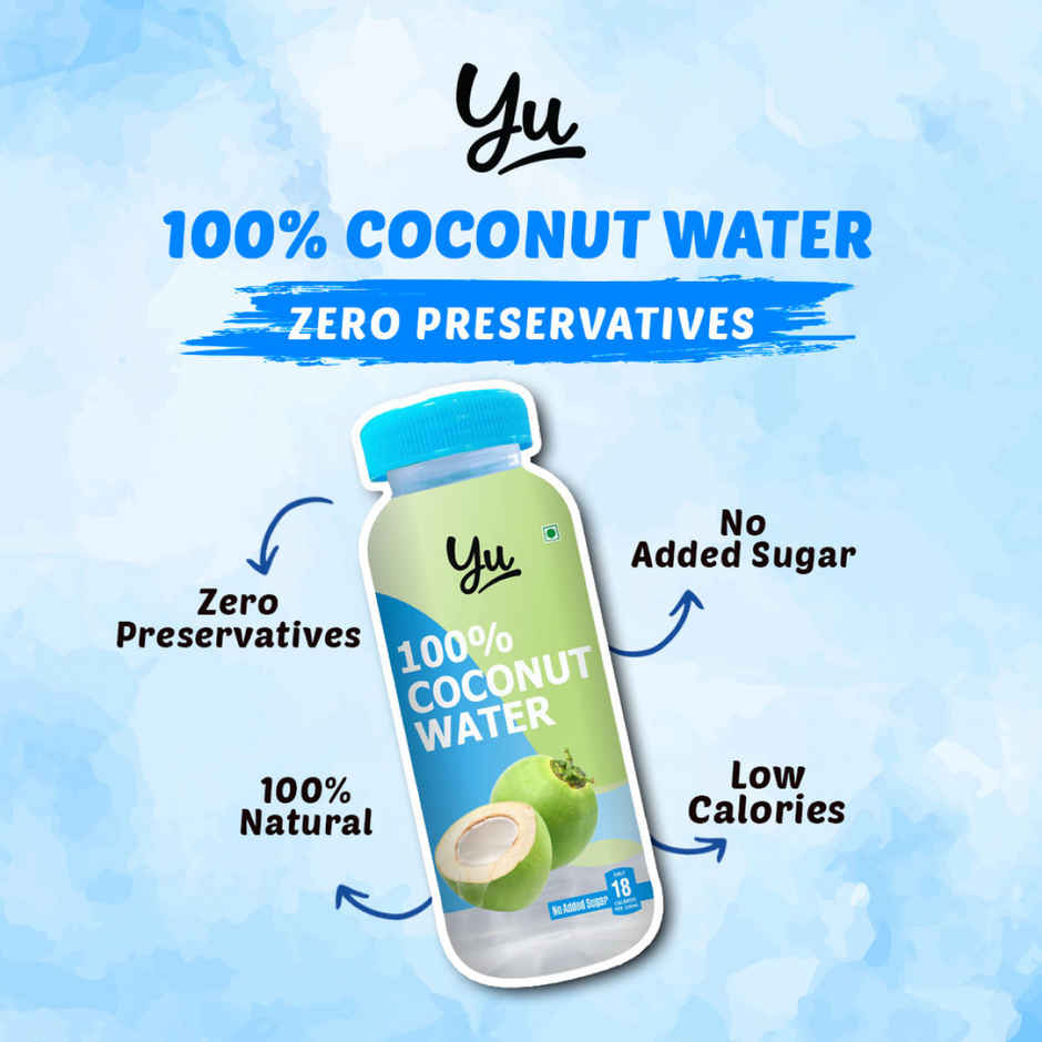 Yu 100% Natural Tender Coconut Water | Pack Of 6