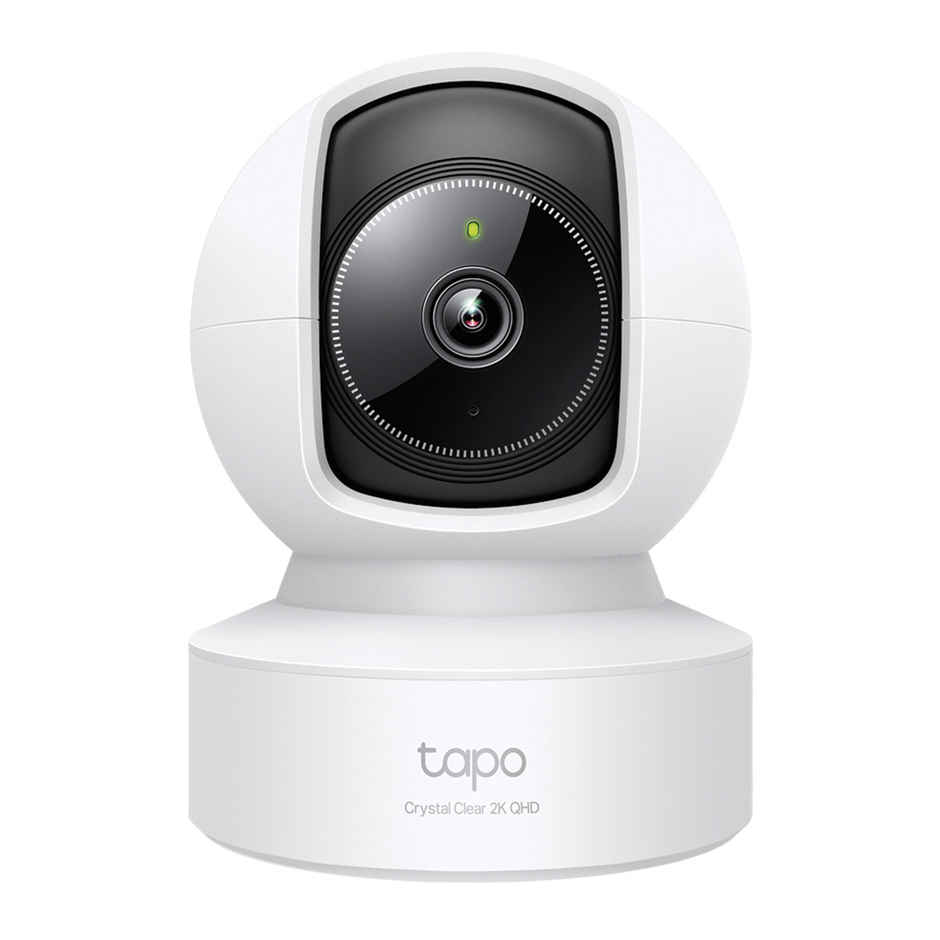 TP-Link Tapo C222 2K QHD 1440p 4MP Pan/Tilt AI Smart Home Security Wi-Fi Camera| Works with Google Home and Alexa | 360Degree Ethernet/Wi-Fi Connection | Two-Way Audio| Advanced Night Vision - White