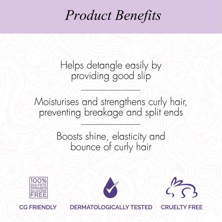 Curl Up Curl Hydrating Conditioner | For Wavy & Curly Hair | Sulphate Paraben & Silicone Free