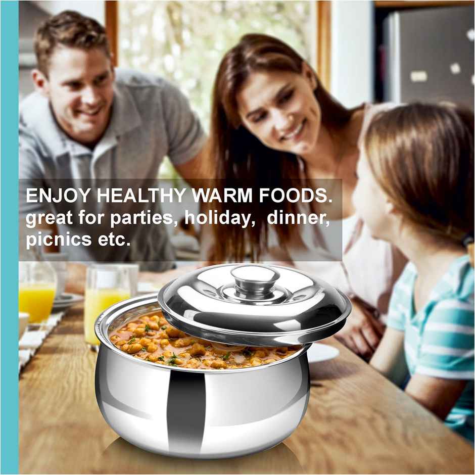 Signoraware Hot Delight Casserole 1500 ml | Puf Insulated Keeps Food Hot & Fresh For Longer Time