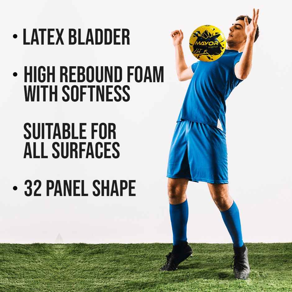 Mayor Shooter Football (Size-5, Yellow)