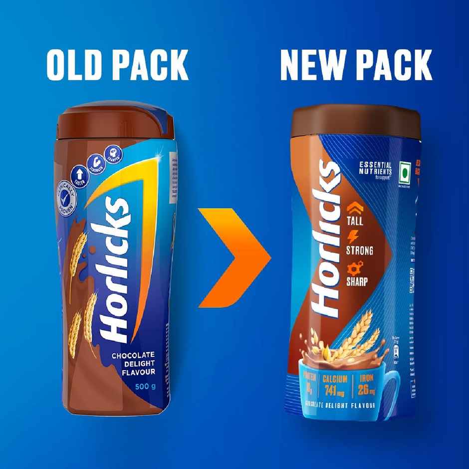 Horlicks Chocolate Nutrition Drink, Refill