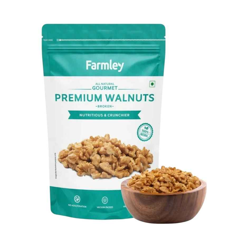 Farmley Premium Broken Chile Walnut Kernels (Akhrot) Combo