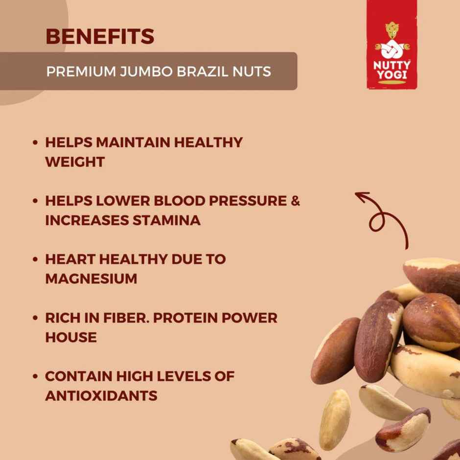 Nutty Yogi Premium Jumbo Brazil Nuts