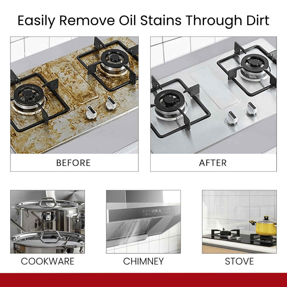 Zulaxy Multipurpose Kitchen Cleaner Spray for Oil & Grease Stain Remover