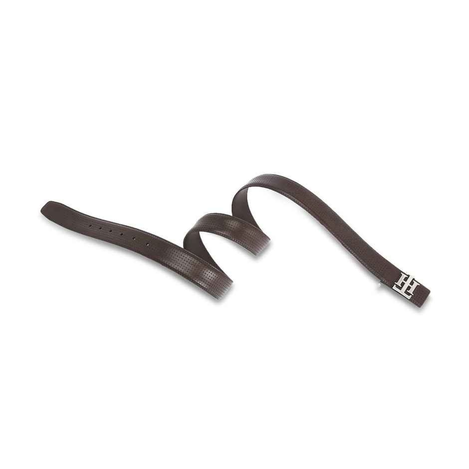Cream Bell Double Chocolate Ice Cream Cake (500ml) & Tommy Hilfiger Men'S Leather Belt | Brown - 40 Inches (1pc) Combo