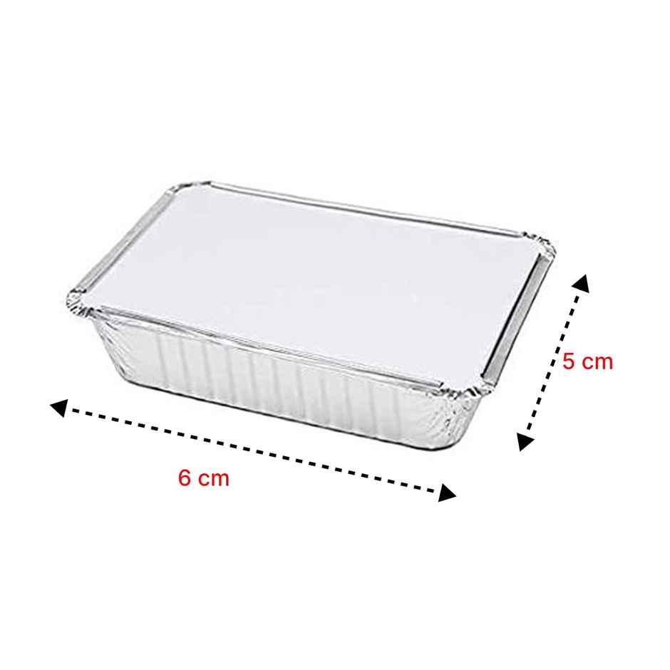 Disposable Aluminium Container With Lid | Pack Of 25 | 250 ml | Tempware