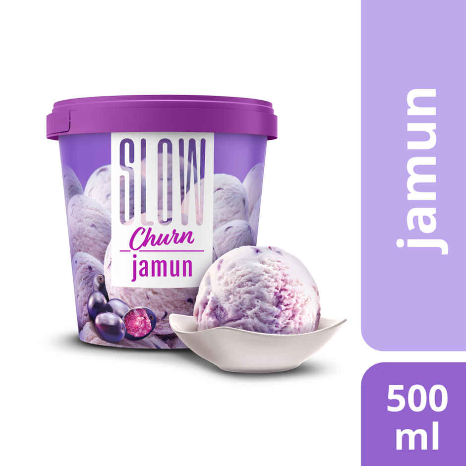 Slow Churn Jamun Ice Cream Tub