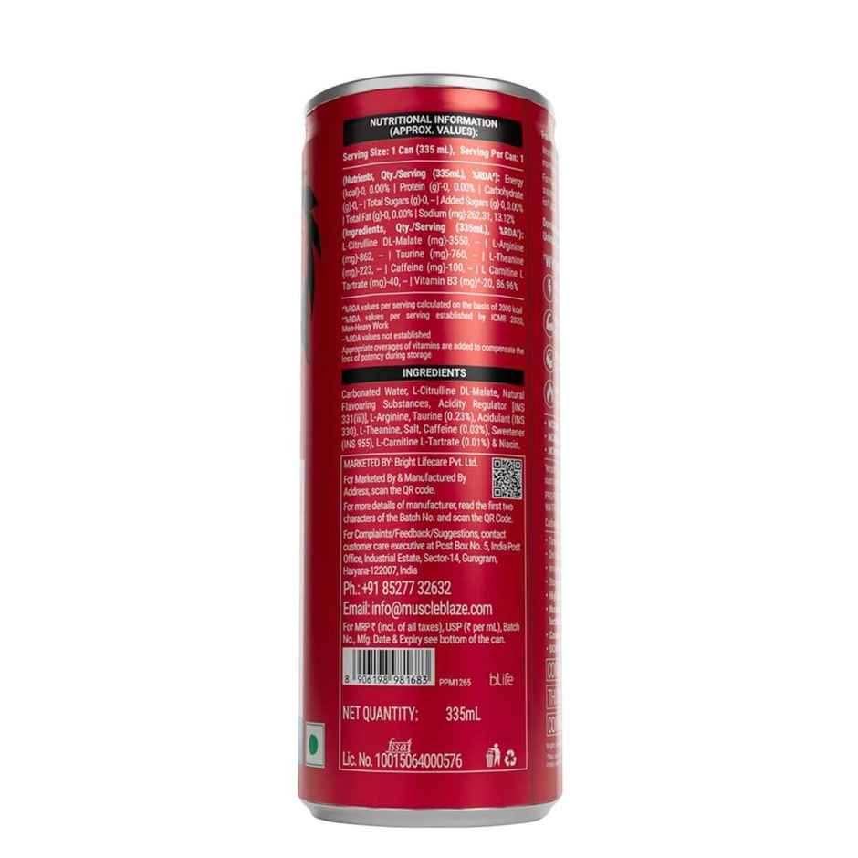 MuscleBlaze WrathX Energy Drink Frostbyte