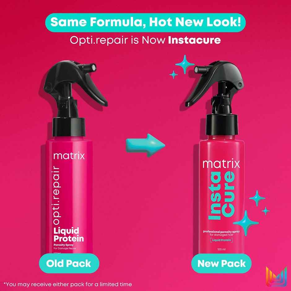 Matrix InstaCure Shampoo, Conditioner, Porosity Spray Combo|Ditch Damage from 1st Use|Paraben-free