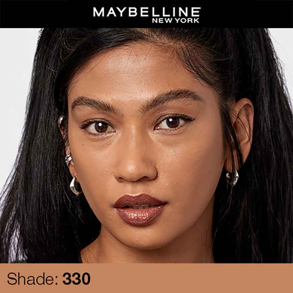 Maybelline New York Fit Me Matte+Poreless 16H Oil Control Foundation With SPF 22, Shade 330