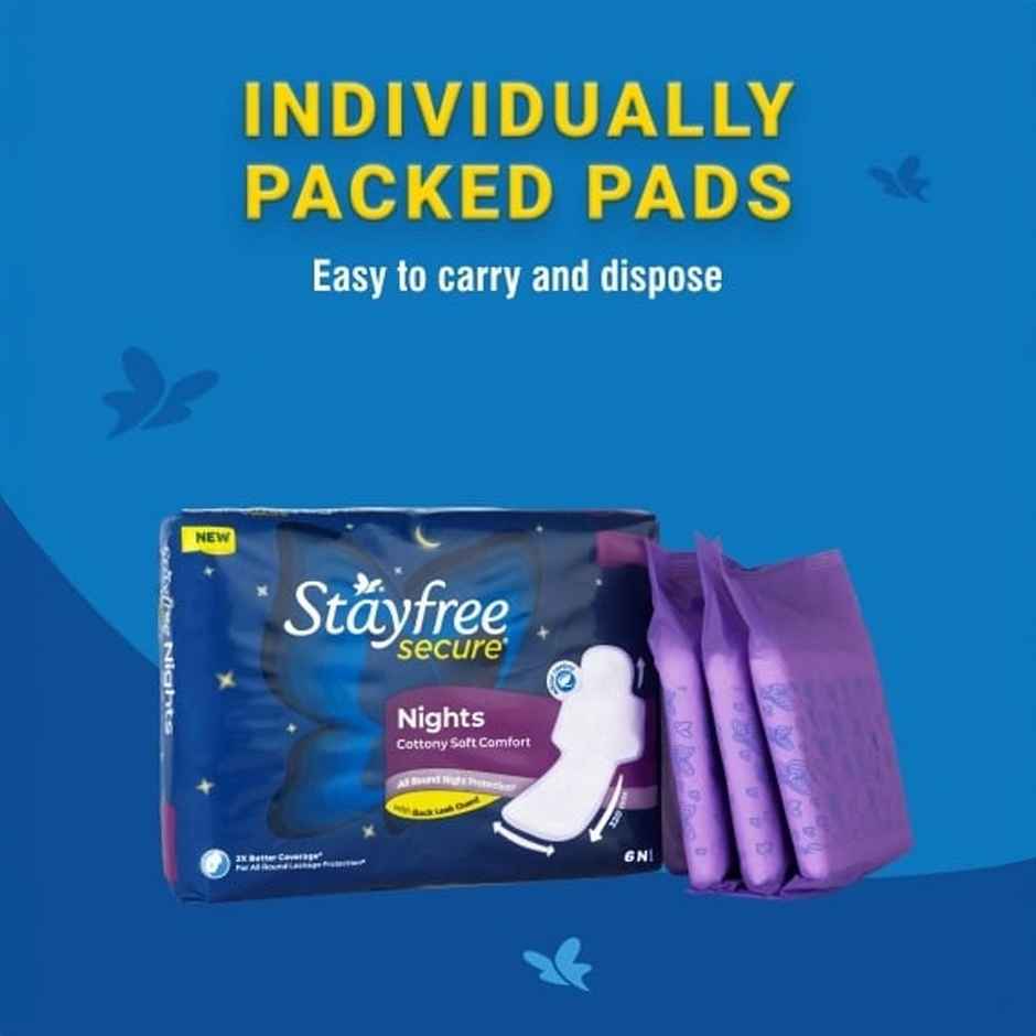 Stayfree Secure Nights XXL Sanitary Pads Combo