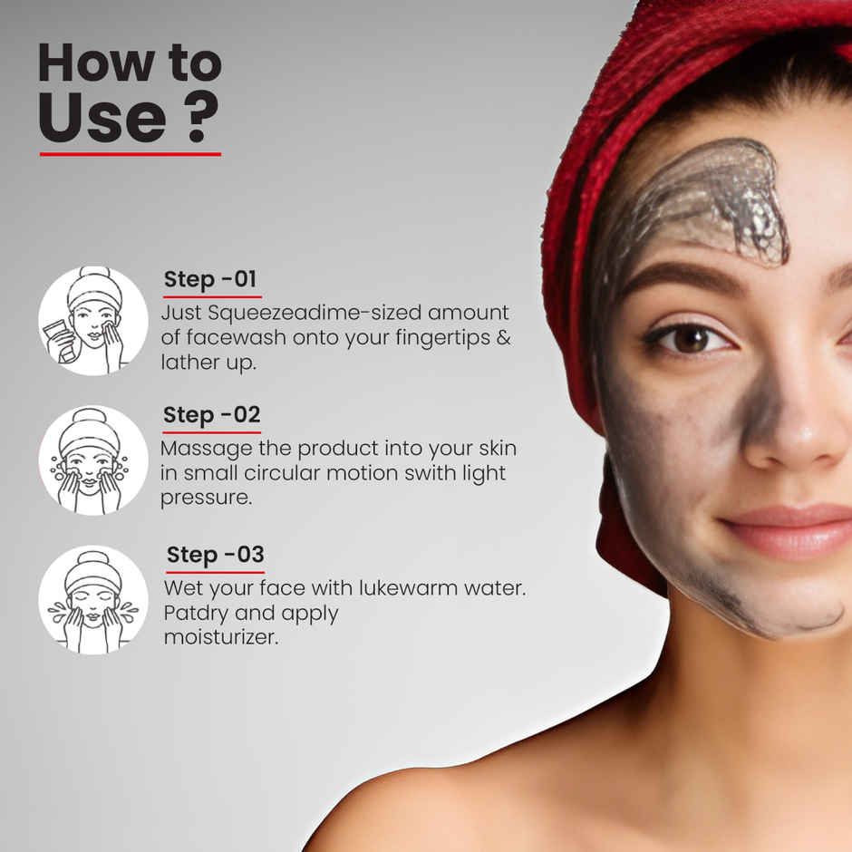 OxyGlow Herbals Neem & Tulsi Face Wash | Anti Acne | Skin Hydration