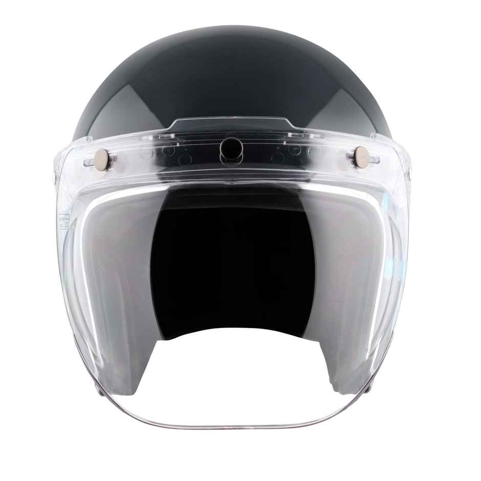 Axor Retro Jet Sportz C13 Isi Ece And Dot Certified Open Face Helmet - Slate Blue - XL