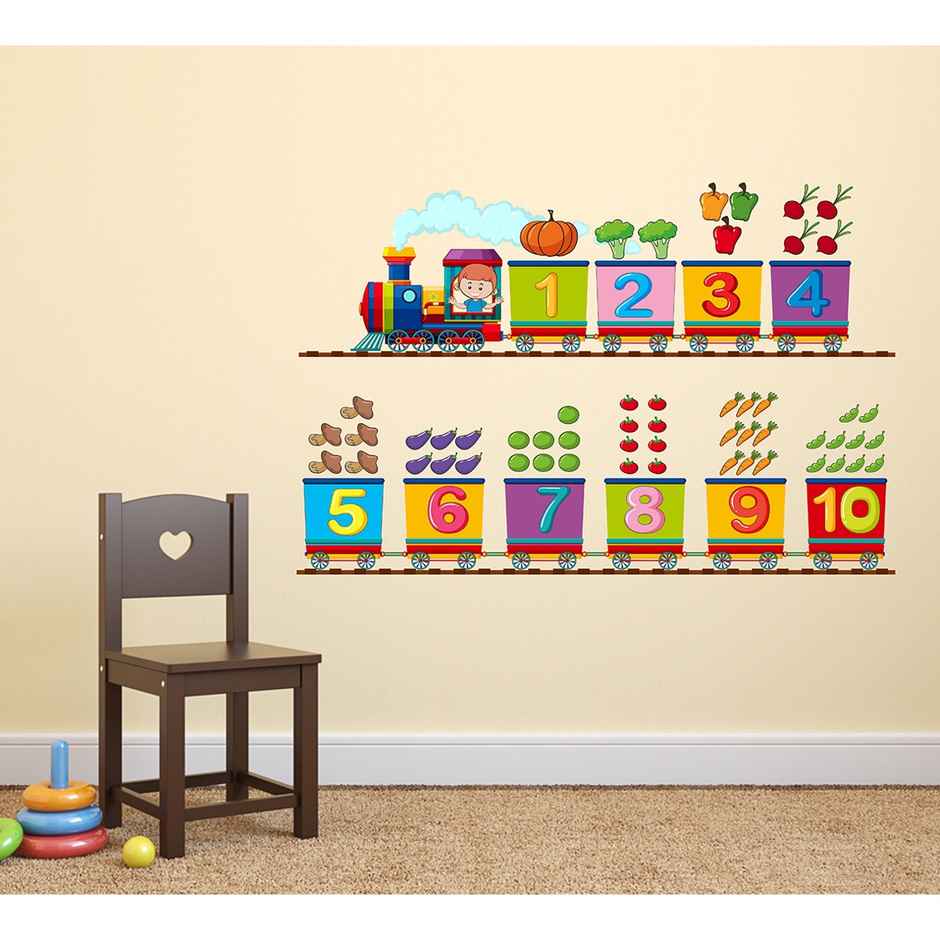 BAY6 Numbers Removable Sticker - 100cm - | Pack Of 1