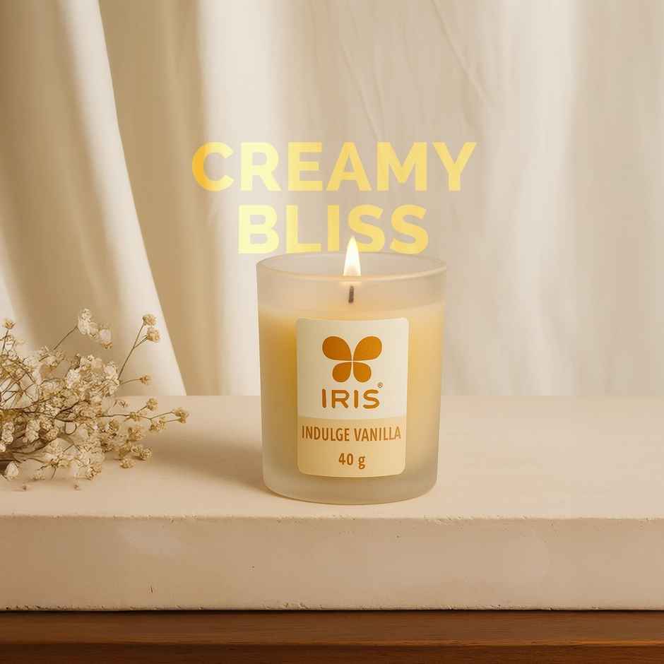 IRIS Bistro Glow Frosted Shot Glass Votive Candles Gift Box | Home Decor