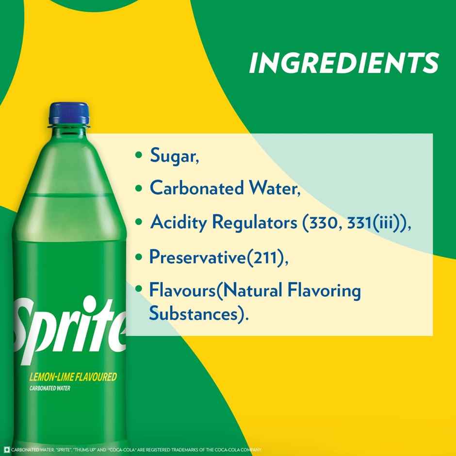 Sprite Lemon and Lime Soft Drink | Crisp & Refreshing