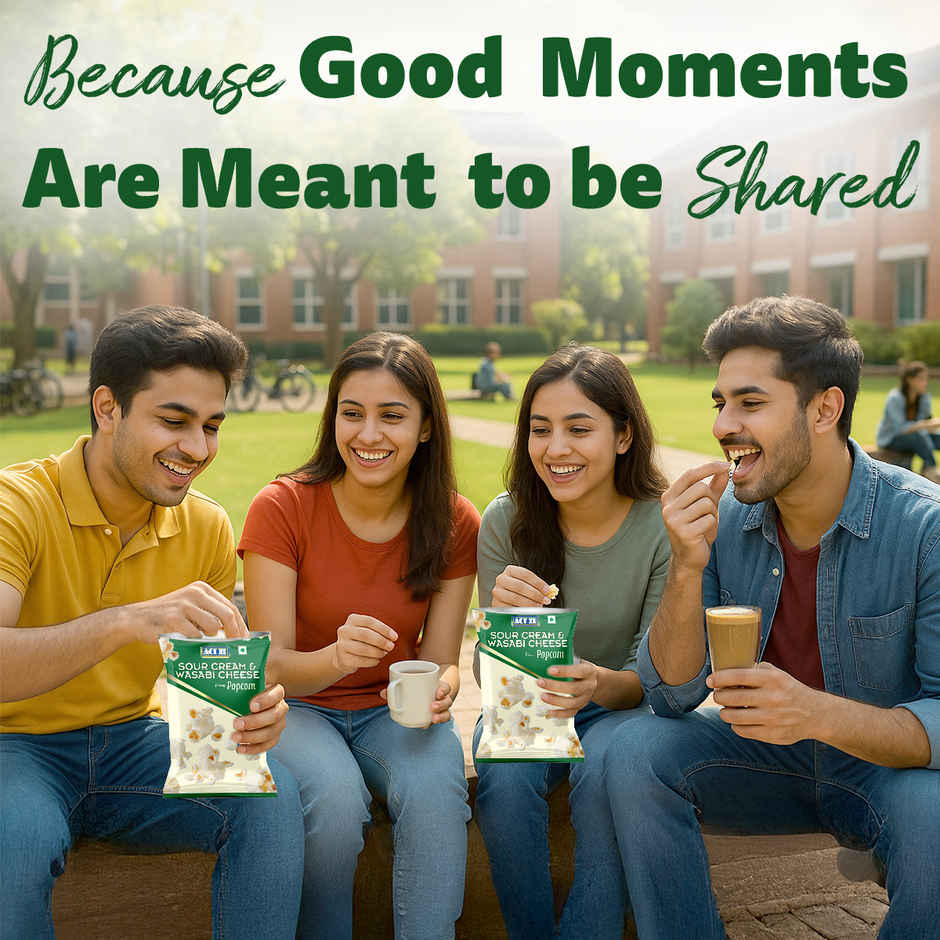 ACT II Sour Cream & Wasabi Cheese Popcorn | Gourmet Popcorn | Premium Snacks | Munchies