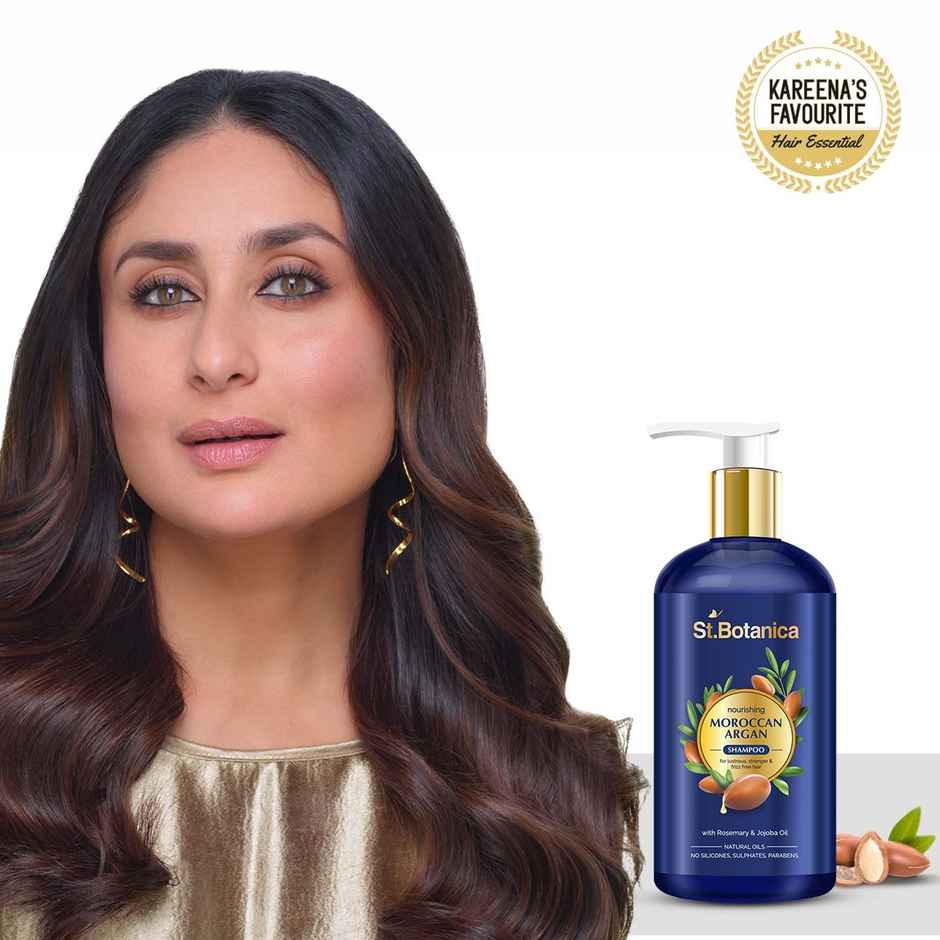 St.Botanica Moroccan Argan Hair Conditioner To Nourish Dull Dry & Frizzy Hair No Parabens(300ml) & St.Botanica Moroccan Argan Hair Shampoo To Nourish Dull Dry & Frizzy Hair No Parabens & Sulphates(300ml) Combo