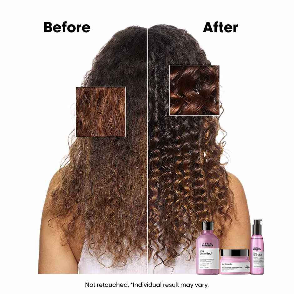 L'Oreal Professionnel Liss Unlimited Shampoo for Frizzy & Unruly Hair With Pro-Keratin