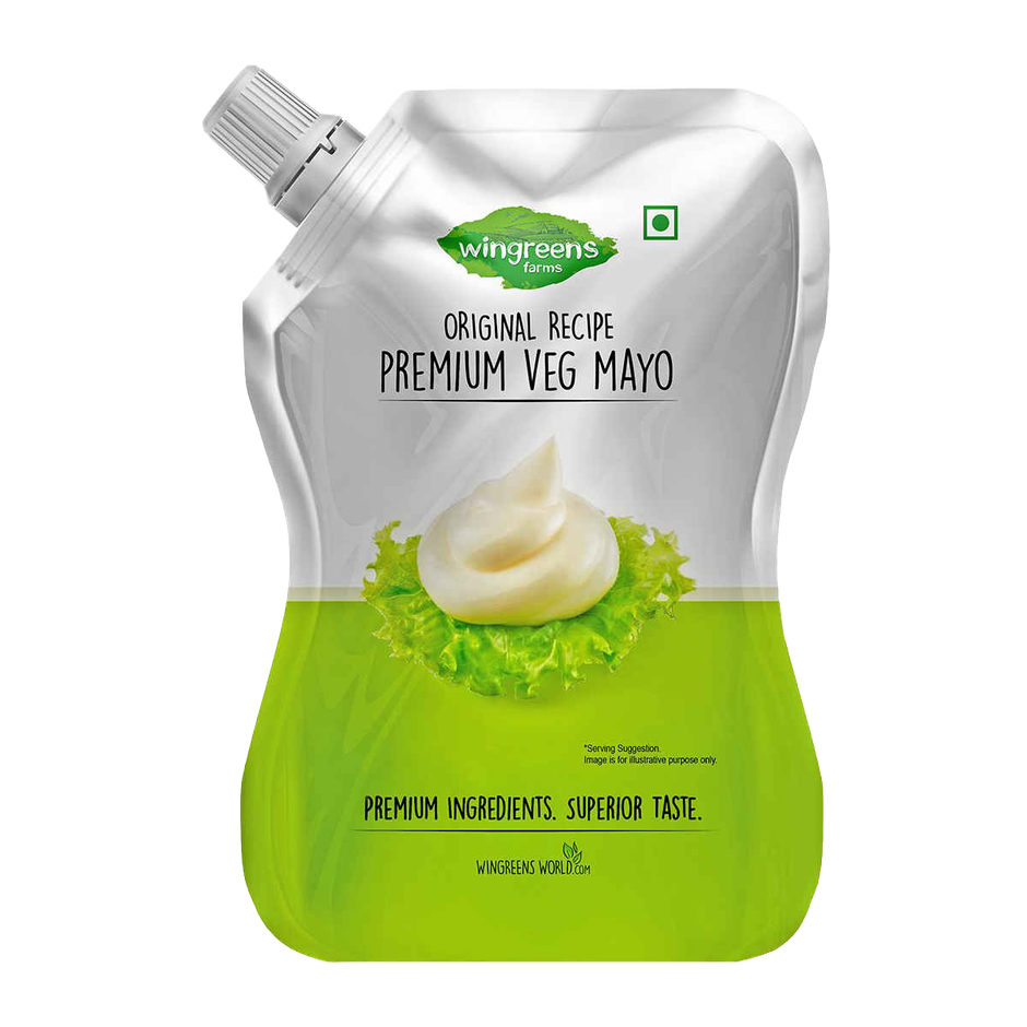 Wingreens Farms Premium Veg Mayo | Veg Mayonnaise | Eggless Mayonnaise | Sandwich Spread