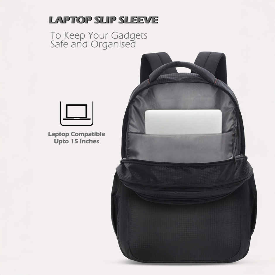 Lavie Sport Nexus Laptop Backpack | Black - 35L