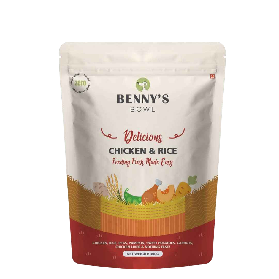 Benny's Bowl Fresh & Wet Dog Food - Chicken & Rice