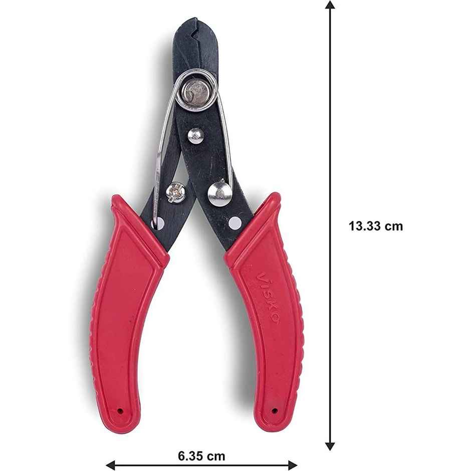 Visko 811 Tools Kit With Screwdriver Set | Tester | Wire Cutter | Crv Plier Screwdrivers Pack Of 3