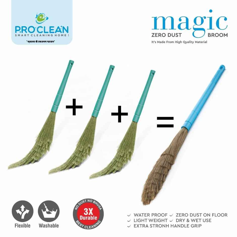 PROCLEAN Zero Dust Broom XL | Seagreen