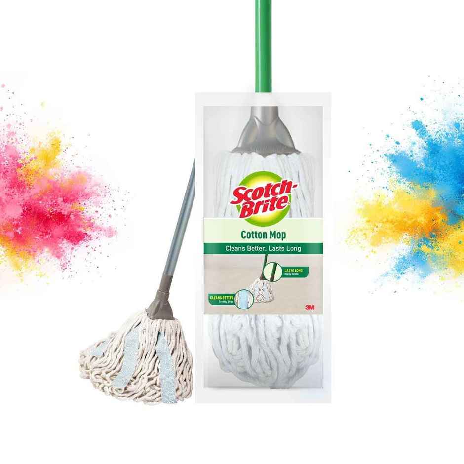 Scotch-Brite Cotton Mop With Telescopic Handle