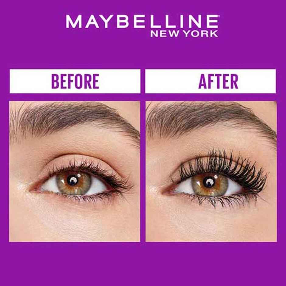 Maybelline New York Mascara, No Clumps, Transfer-Proof, Volumizing, Falsies Lash Lift, Black