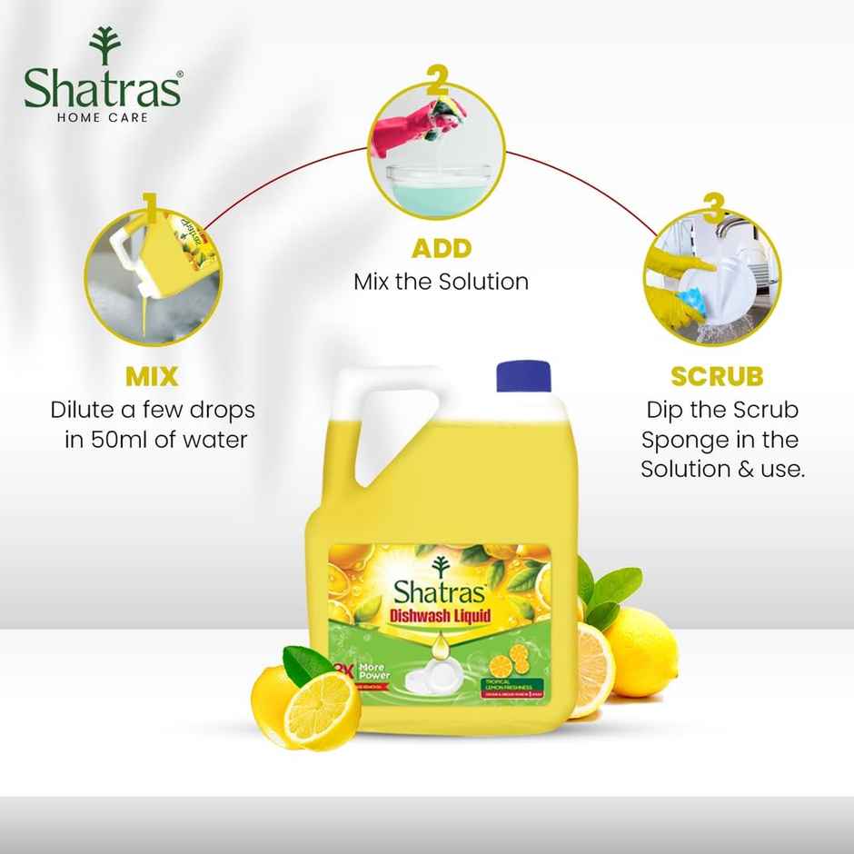 Shatras Lime Fragrance Dishwash Liquid Gel