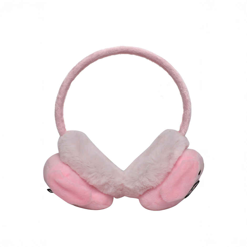Fabseasons Unisex Faux Fur Winter Earmuffs | Baby Pink - Free Size