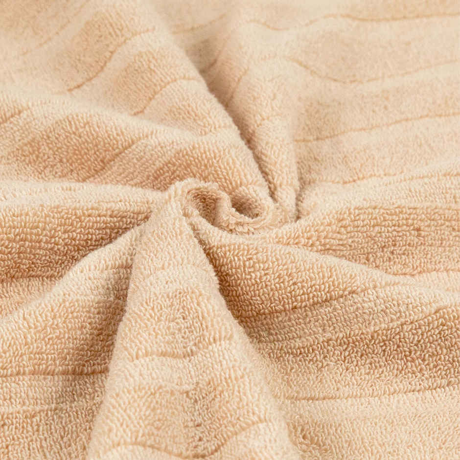 Mytrident Quick Dry Cotton Face Towel Set | 13 x 13 in | Beige