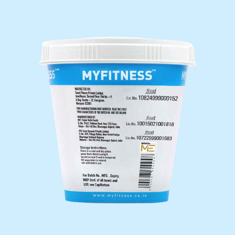 MyFitness Chocolate Peanut Butter Crunchy Spread | High Protein